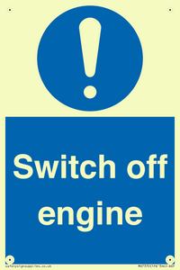 Switch off engine